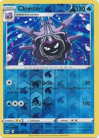 Cloyster Reverse Holo 041 Normal