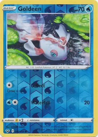 Goldeen Reverse Holo 046 Normal
