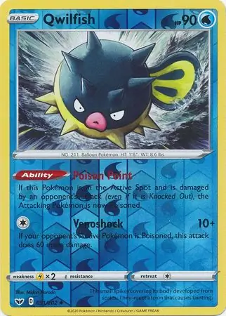 Qwilfish Reverse Holo 051