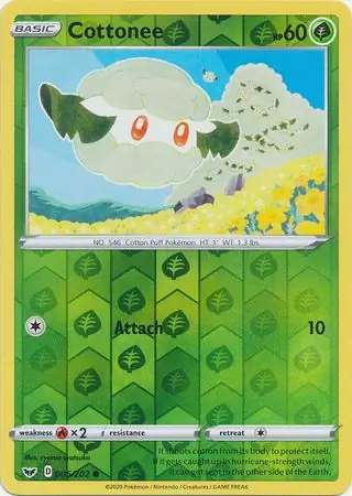 Cottonee Reverse Holo 005