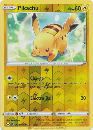 Pikachu Reverse Holo 065
