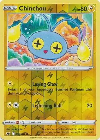 Chinchou Reverse Holo 068 Normal