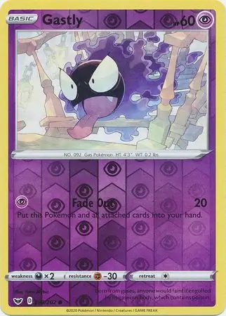 Gastly Reverse Holo 083