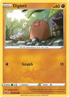Diglett 092 Normal