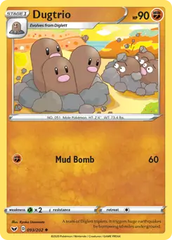 Dugtrio 093 Normal