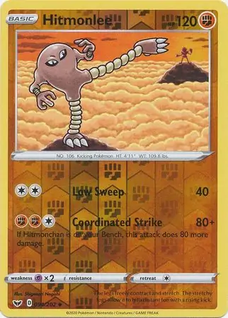 Hitmonlee Reverse Holo 094