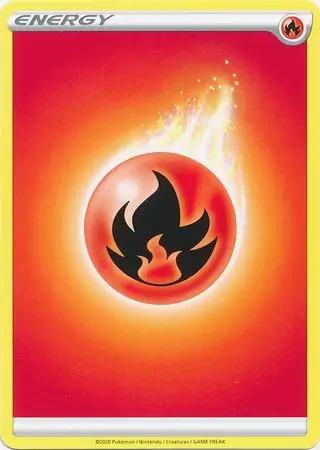 Fire Energy Reverse Holo Normal