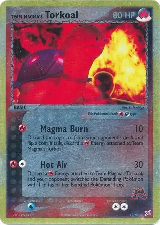 Team Magma's Torkoal Reverse Holo 12