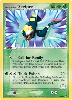 Team Aqua's Seviper 17