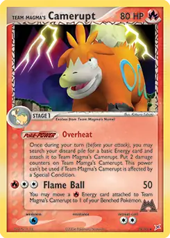 Team Magma's Camerupt 19 Normal