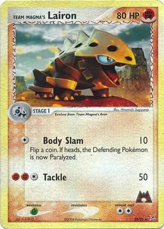 Team Magma's Lairon Reverse Holo 20