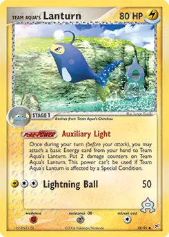 Team Aqua's Lanturn 28 Normal