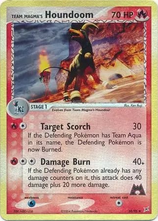 Team Magma's Houndoom Reverse Holo 34