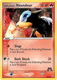 Team Magma's Houndour 35 Normal