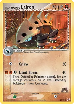 Team Magma's Lairon 36 Normal