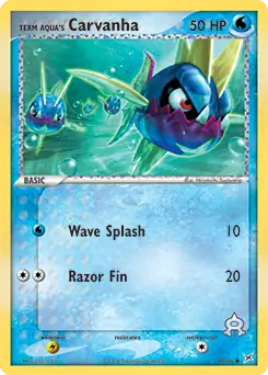 Team Aqua's Carvanha 48