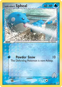 Team Aqua's Spheal 56 Normal