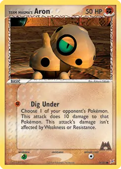 Team Magma's Aron 59