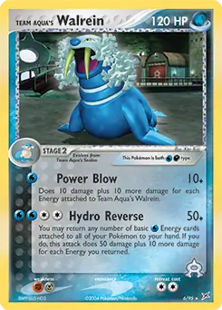 Team Aqua's Walrein Holo 6