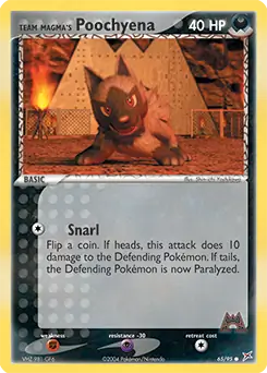 Team Magma's Poochyena 65 Normal