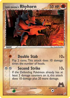 Team Magma's Rhyhorn 67