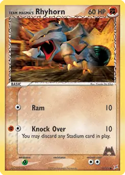 Team Magma's Rhyhorn 68 Normal