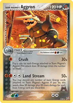 Team Magma's Aggron Holo 7