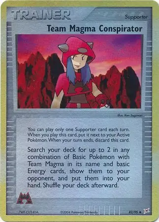 Team Magma Conspirator Reverse Holo 82 Normal