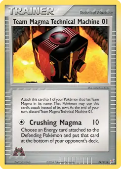 Team Magma Technical Machine 01 84 Normal