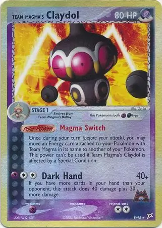 Team Magma's Claydol Reverse Holo 8