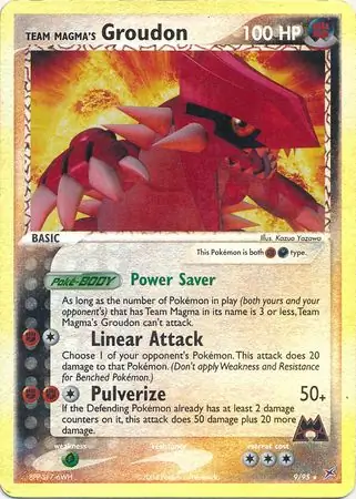 Team Magma's Groudon Reverse Holo 9