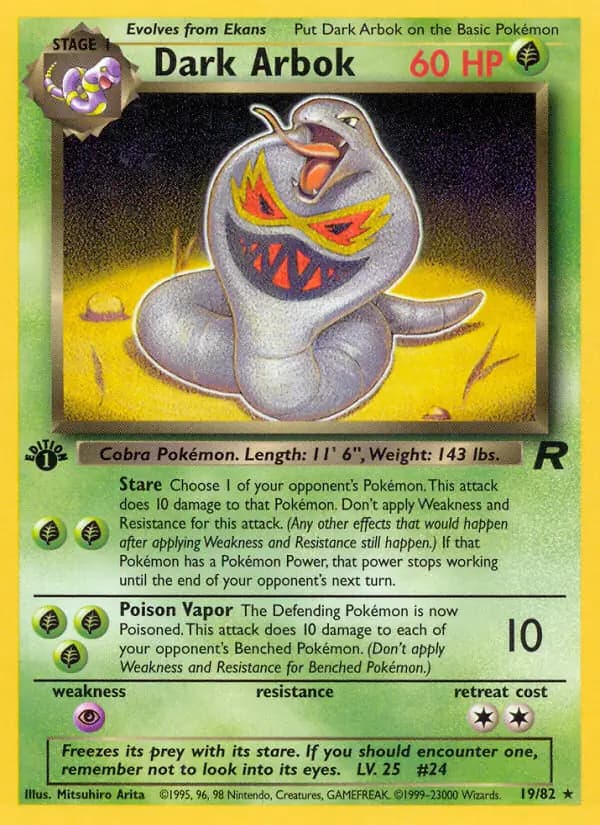 Dark Arbok 19 Normal