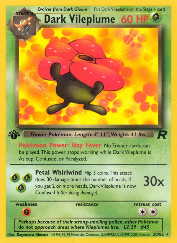 Dark Vileplume 30 Normal