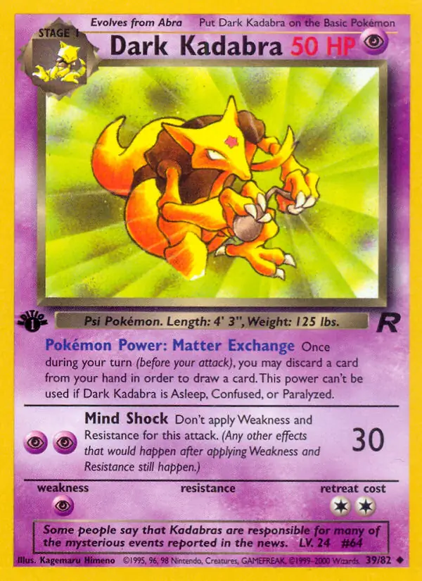 Dark Kadabra 39 Normal