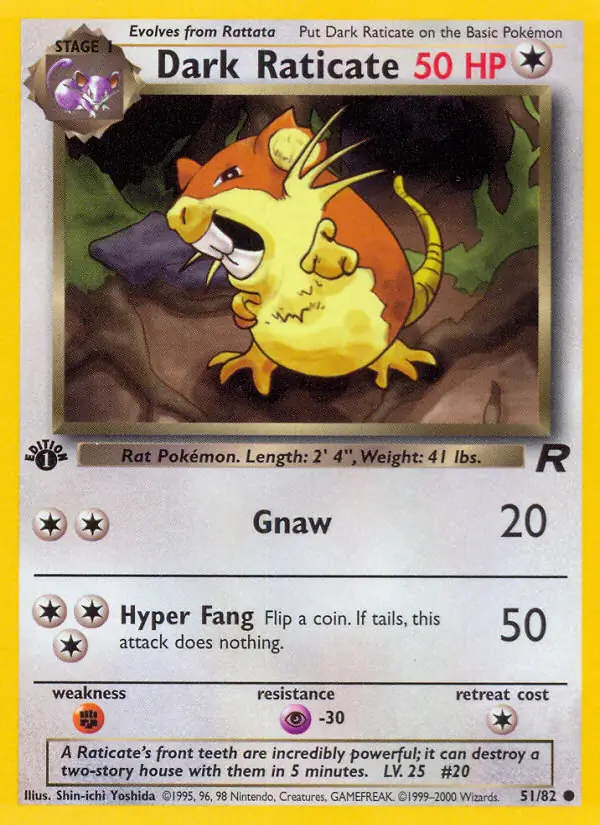 Dark Raticate 51 Normal