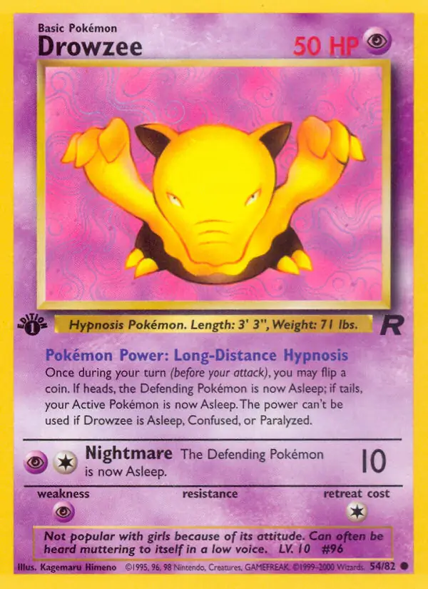 Drowzee 54 Normal