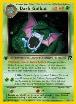 Dark Golbat Holo