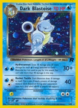 Dark Blastoise Holo