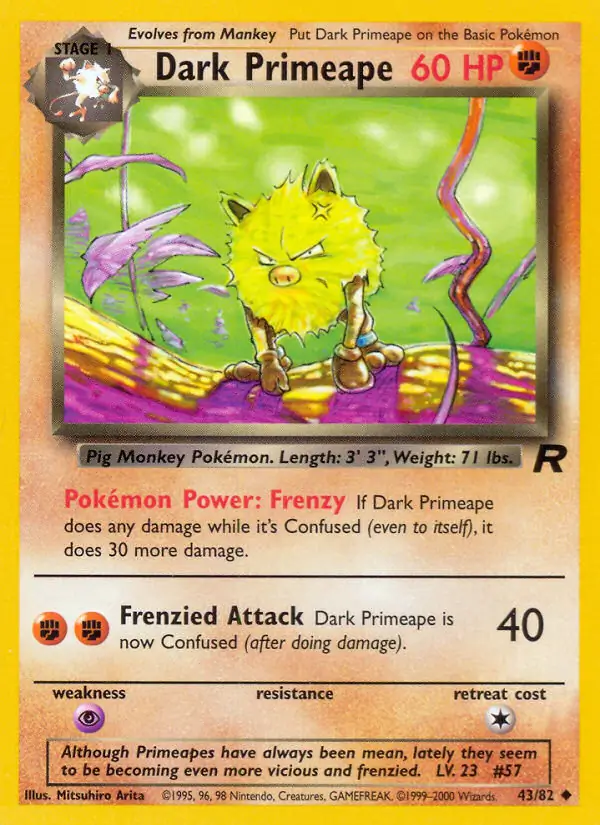 Dark Primeape 43 Normal