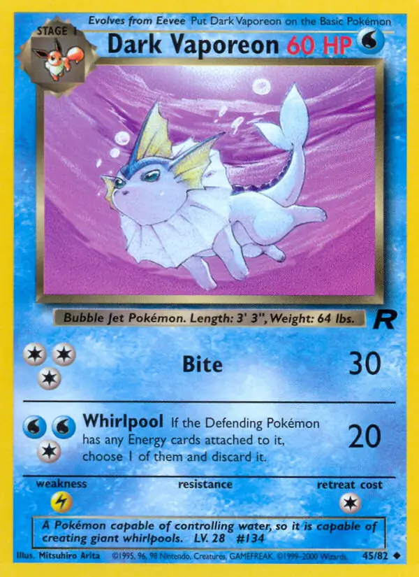 Dark Vaporeon 45 Normal