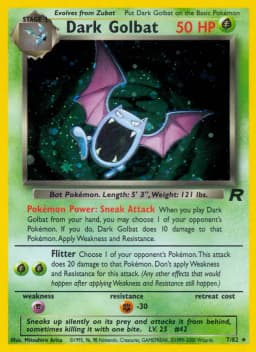 Dark Golbat Holo