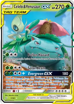 Celebi & Venusaur GX 1 Normal