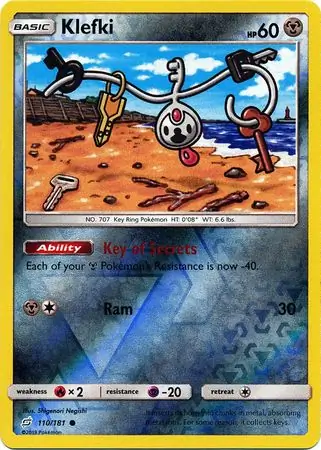Klefki Reverse Holo 110 Normal