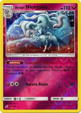Alolan Ninetales Reverse Holo 111