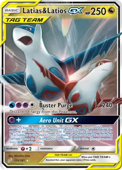 Latias & Latios GX 113 Normal