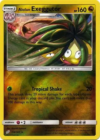 Alolan Exeggutor Reverse Holo 114