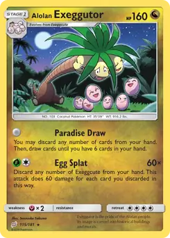 Alolan Exeggutor 115 Normal
