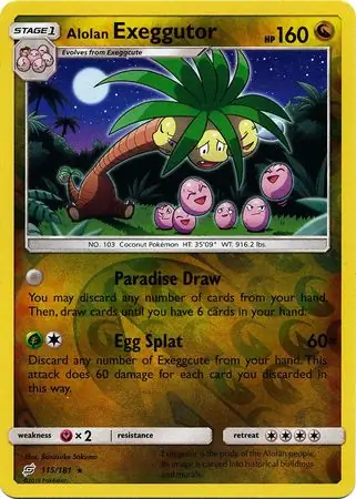 Alolan Exeggutor Reverse Holo 115