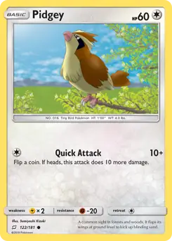 Pidgey 122 Normal