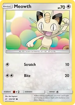 Meowth 125 Normal